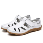 Women's Cutout Sandals with Touch Fastening Strap