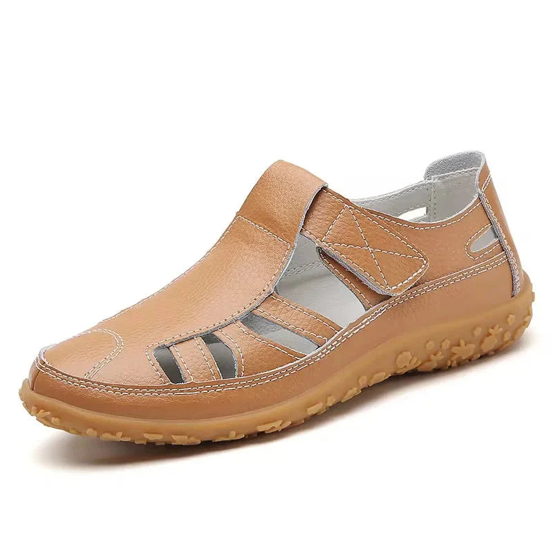 Women's Cutout Sandals with Touch Fastening Strap