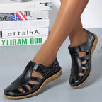 Women's Cutout Sandals with Touch Fastening Strap