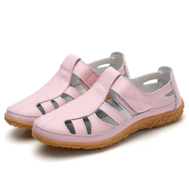 Women's Cutout Sandals with Touch Fastening Strap